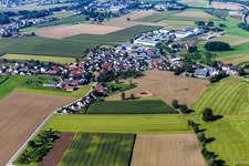 Vue aérienne de Quartier Schachen in Baindt dans le département Bade-Wurtemberg, Allemagne