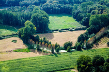 Entre Kerken et Limbourg à Kerken dans le département Rhénanie du Nord-Westphalie, Allemagne vue du ciel