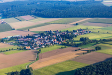Vue aérienne de Quartier Möhringen in Unlingen dans le département Bade-Wurtemberg, Allemagne