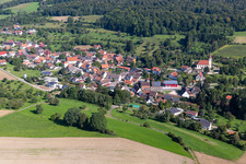 Vue aérienne de Quartier Pflummern in Riedlingen dans le département Bade-Wurtemberg, Allemagne