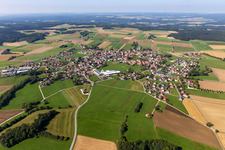 Vue aérienne de Quartier Inneringen in Hettingen dans le département Bade-Wurtemberg, Allemagne