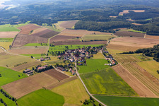 Vue aérienne de Quartier Billafingen in Langenenslingen dans le département Bade-Wurtemberg, Allemagne