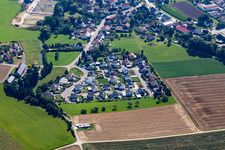 Vue aérienne de Langenenslingen dans le département Bade-Wurtemberg, Allemagne