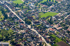 Vue aérienne de Langenenslingen dans le département Bade-Wurtemberg, Allemagne