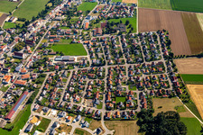 Photographie aérienne de Langenenslingen dans le département Bade-Wurtemberg, Allemagne