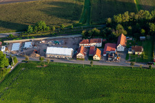 Vue d'oiseau de Steinfeld dans le département Rhénanie-Palatinat, Allemagne