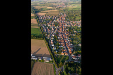 Quartier Schaidt in Wörth am Rhein dans le département Rhénanie-Palatinat, Allemagne vue du ciel