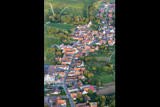 Vue aérienne de Maison de vins Geiger à Dierbach dans le département Rhénanie-Palatinat, Allemagne