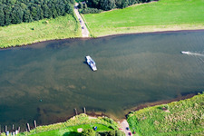 Vue aérienne de Lottum dans le département Limbourg, Pays-Bas