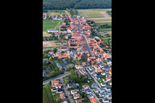 Quartier Hayna in Herxheim bei Landau dans le département Rhénanie-Palatinat, Allemagne vue du ciel