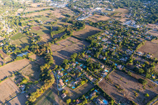 Callian dans le département Var, France vu d'un drone