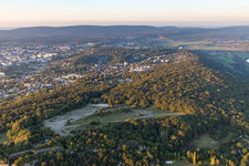 Vue aérienne de Grand Désert sur Bregille à le quartier Brégille in Besançon dans le département Doubs, France