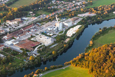 Vue aérienne de Papeterie Gemdoubs à Novillars dans le département Doubs, France