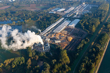 Photographie aérienne de Matériau en bois Nolte à Germersheim dans le département Rhénanie-Palatinat, Allemagne