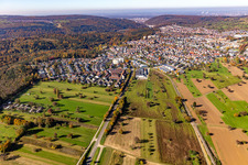 Vue aérienne de Quartier Reichenbach in Waldbronn dans le département Bade-Wurtemberg, Allemagne
