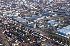 Photographie aérienne de KSB SE & Co KGaA à Frankenthal dans le département Rhénanie-Palatinat, Allemagne