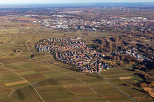 Quartier Godramstein in Landau in der Pfalz dans le département Rhénanie-Palatinat, Allemagne hors des airs