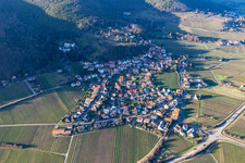 Gleisweiler dans le département Rhénanie-Palatinat, Allemagne d'en haut