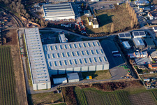 Vue aérienne de ArcelorMittal SSC Deutschland GmbH, succursale Edenkoben à Edenkoben dans le département Rhénanie-Palatinat, Allemagne