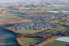 Image drone de Quartier Hardtwald in Neupotz dans le département Rhénanie-Palatinat, Allemagne