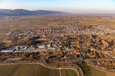 Quartier Godramstein in Landau in der Pfalz dans le département Rhénanie-Palatinat, Allemagne depuis l'avion