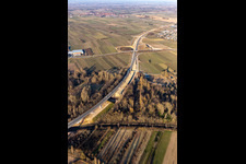 Vue aérienne de Chantier B10 à le quartier Godramstein in Landau in der Pfalz dans le département Rhénanie-Palatinat, Allemagne