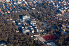 Vue aérienne de Université de Coblence · Landau - Campus Landau à Landau in der Pfalz dans le département Rhénanie-Palatinat, Allemagne