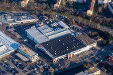 Vue aérienne de Chr. Ufer GmbH Salle de bains et galerie de design à Landau in der Pfalz dans le département Rhénanie-Palatinat, Allemagne