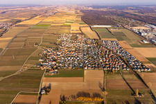 Photographie aérienne de Bornheim dans le département Rhénanie-Palatinat, Allemagne