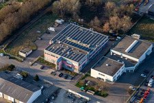 Vue aérienne de Arthur Henninger GmbH à Hagenbach dans le département Rhénanie-Palatinat, Allemagne