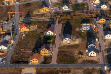 Nouvelle zone de développement K2 à Kandel dans le département Rhénanie-Palatinat, Allemagne d'en haut