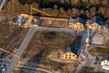 Enregistrement par drone de Nouvelle zone de développement K2 à Kandel dans le département Rhénanie-Palatinat, Allemagne