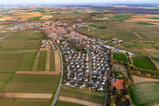 Insheim dans le département Rhénanie-Palatinat, Allemagne vue du ciel