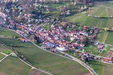 Leinsweiler dans le département Rhénanie-Palatinat, Allemagne d'en haut