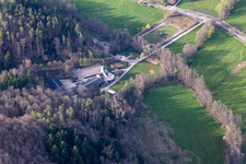 Vue aérienne de Bon Waldeck à Eußerthal dans le département Rhénanie-Palatinat, Allemagne