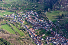 Vue aérienne de Eußerthal dans le département Rhénanie-Palatinat, Allemagne