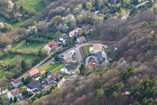 Leinsweiler dans le département Rhénanie-Palatinat, Allemagne vue d'en haut