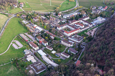 Clinique du Palatinat Landeck à Waldhambach dans le département Rhénanie-Palatinat, Allemagne d'en haut