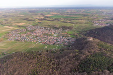 Klingenmünster dans le département Rhénanie-Palatinat, Allemagne d'en haut
