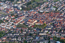 Photographie aérienne de Verrouillage à Bad Bergzabern dans le département Rhénanie-Palatinat, Allemagne