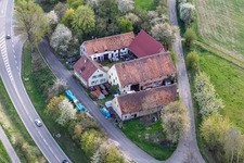 Dörrenbach dans le département Rhénanie-Palatinat, Allemagne du point de vue du drone