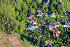 Vue aérienne de Chant des oiseaux à le quartier Weyher in Weyher in der Pfalz dans le département Rhénanie-Palatinat, Allemagne
