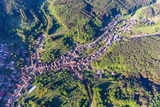 Enregistrement par drone de Schwanheim dans le département Rhénanie-Palatinat, Allemagne