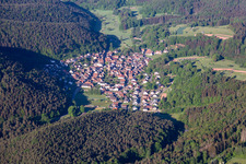 Image drone de Vorderweidenthal dans le département Rhénanie-Palatinat, Allemagne