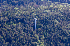 Photographie aérienne de Tour de transmission à le quartier Blankenborn in Bad Bergzabern dans le département Rhénanie-Palatinat, Allemagne