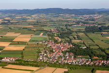 Vue oblique de Winden dans le département Rhénanie-Palatinat, Allemagne