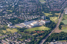 Photographie aérienne de L'ORÉAL Production Germany GmbH & Co. KG à le quartier Nordweststadt in Karlsruhe dans le département Bade-Wurtemberg, Allemagne