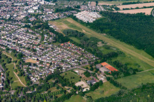 Vue aérienne de Groupe de sports aériens Rastatt eV à Rastatt dans le département Bade-Wurtemberg, Allemagne