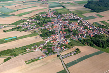 Salmbach dans le département Bas Rhin, France vue du ciel