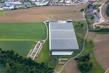 Vue aérienne de Serres à Aach dans le département Bade-Wurtemberg, Allemagne